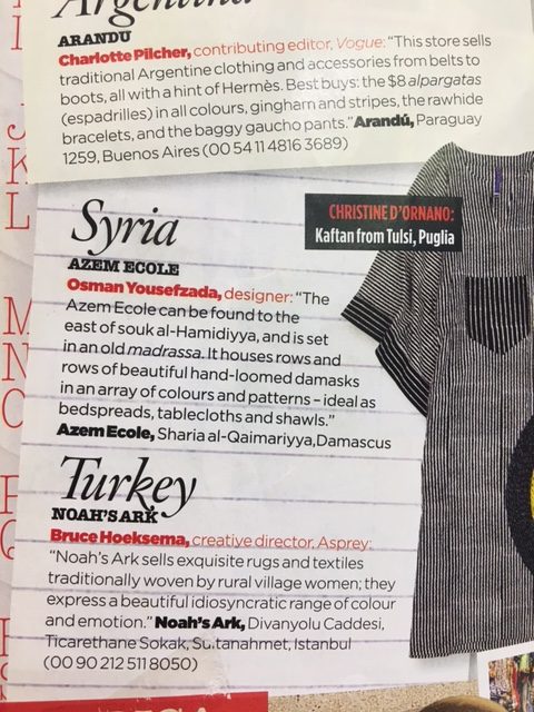 Noah's Ark Vogue cutting